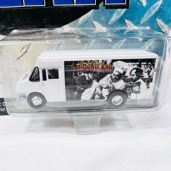 Johnny Lightning Three Stooges True Grit Delivery Step Van 2000 1:64 Diecast New - Picture 2 of 4